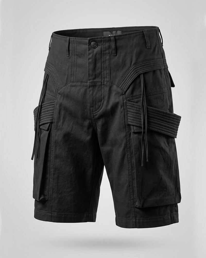Wasteland Waxed Cotton Cargo Shorts