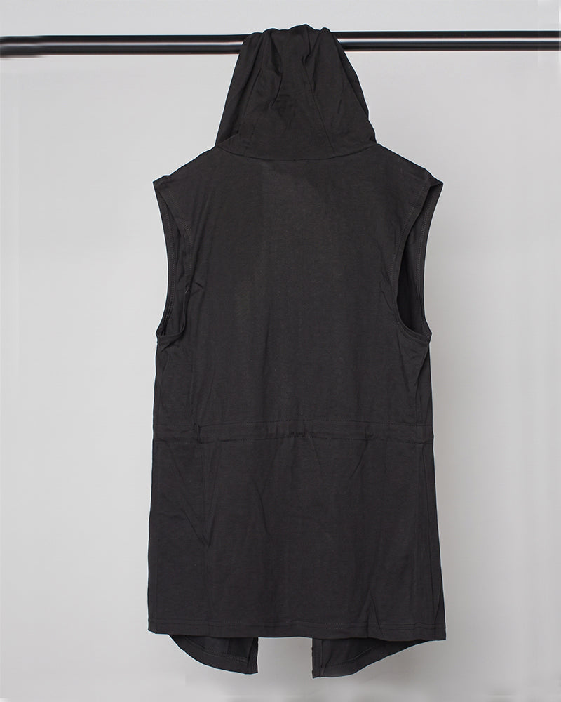 Black Sleeveless Ninja Costume Vest