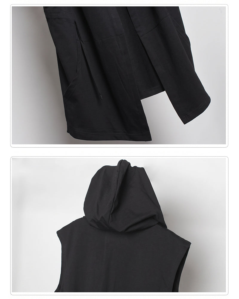 Black Sleeveless Ninja Costume Vest