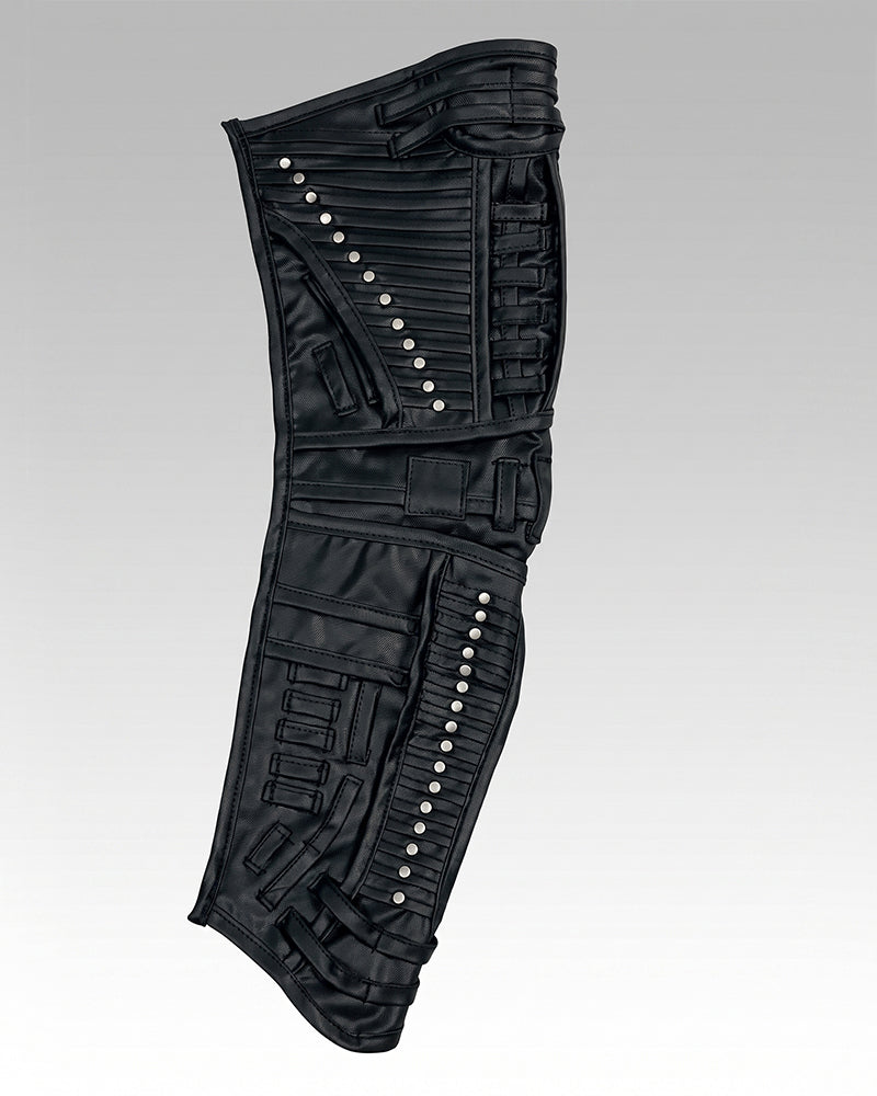Wasteland Waxed Futuristic Riveted Single Arm Sleeve
