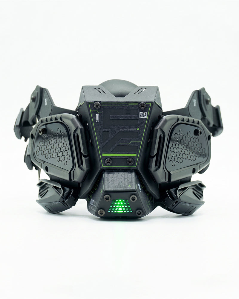 Cyberpunk Tech Half Face Mask