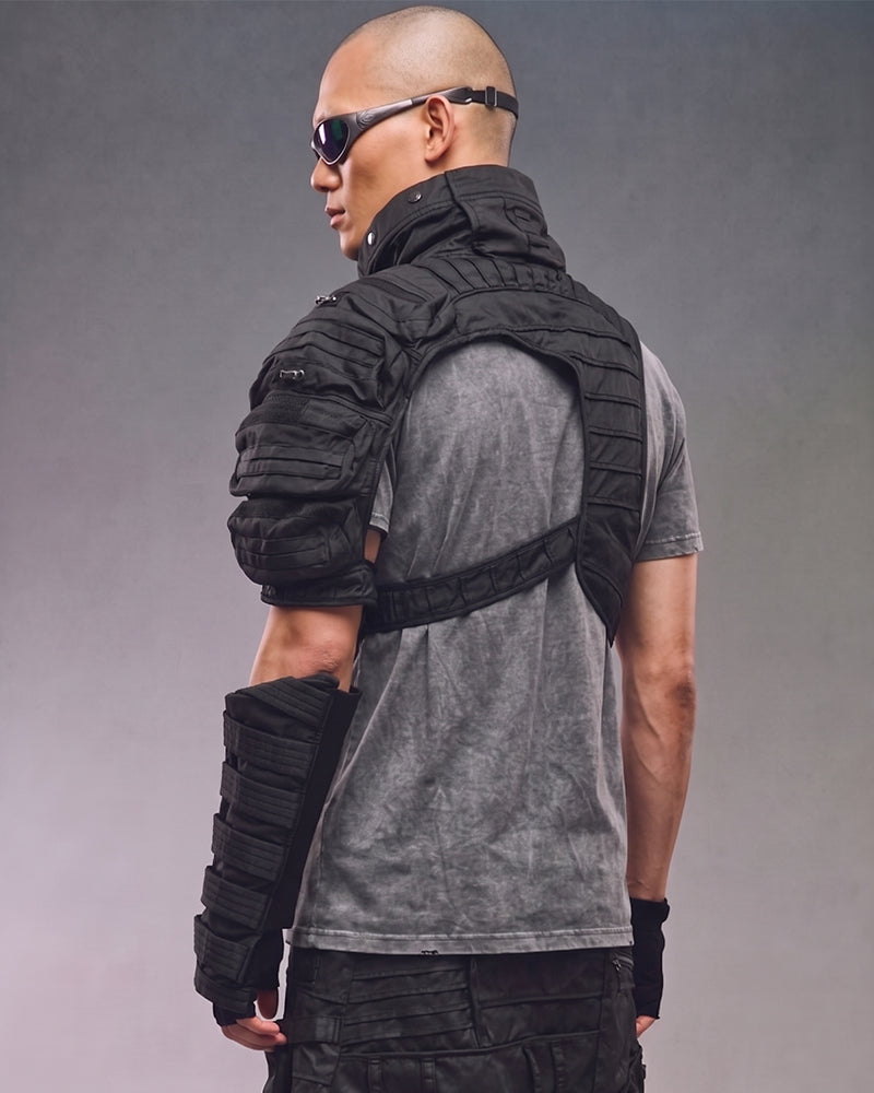 Wasteland Deconstructed Single Shoulder Multi-Pocket Tactical Vest