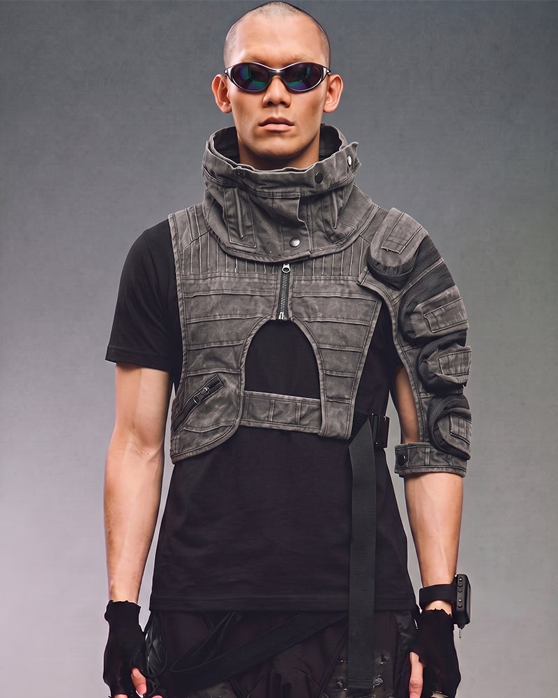 Wasteland Deconstructed Single Shoulder Multi-Pocket Tactical Vest