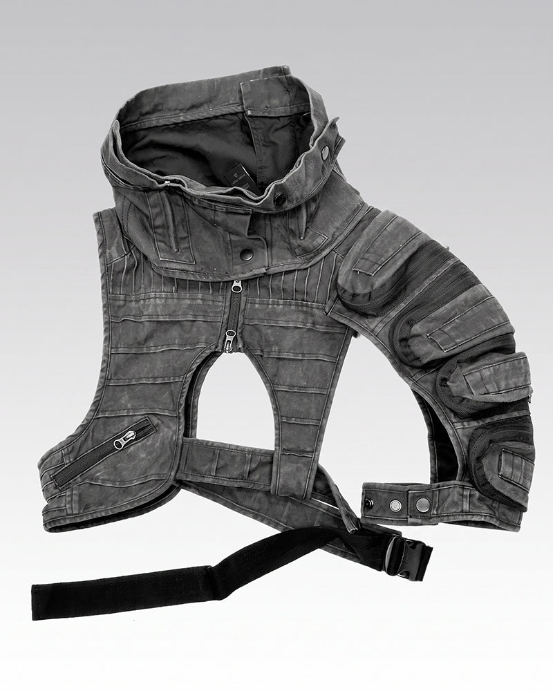 Wasteland Deconstructed Single Shoulder Multi-Pocket Tactical Vest