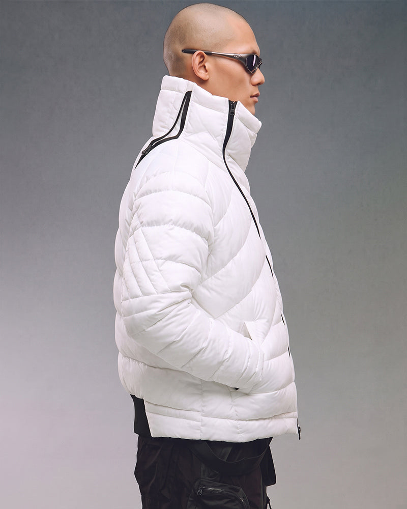 Wasteland Deconstructed Asymmetric Thick Down Jacket