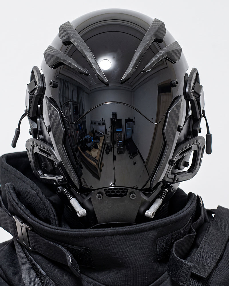 Party Music Festival Cyberpunk Helmet Mask