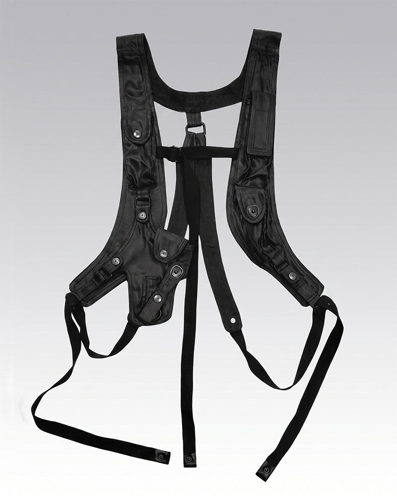 Wasteland Heavy-Waxed Tactical Holster Harness Vest