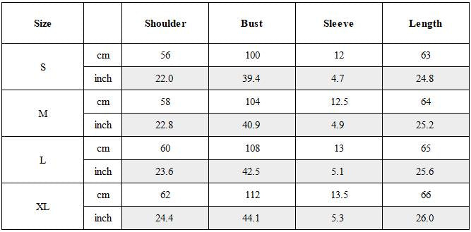 Size Guide for Wasteland Style Reversible Deconstructed Washed T-Shirt