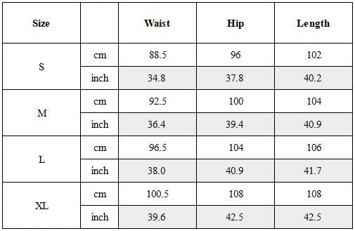 Size Guide for Wasteland Distressed Asymmetric Strap Multi-Cargo Pants