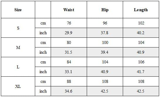 Size Guide for Wasteland Distressed Multi-Pocket Cargo Pants