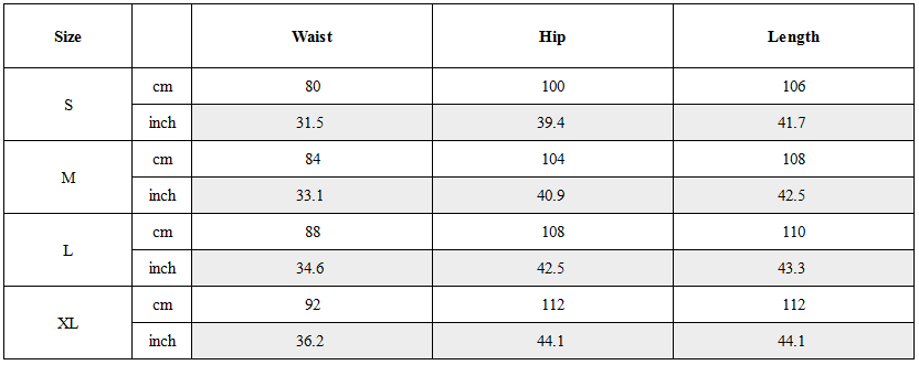 Size Guide for Camo Deconstructed Fang-Paneled Pants