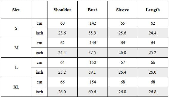 Size Guide for Wasteland Zip-Deconstructed Cinched-Waist Waxed Jacket