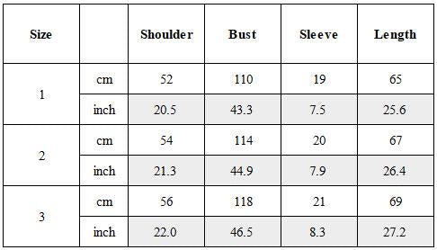 Size Guide for Minimal Raw Edge Button Short Sleeve T-Shirt