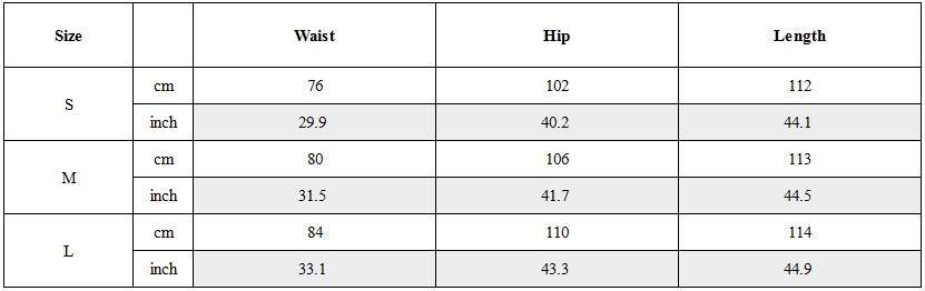 Size Guide for Distressed Waxed Zipper-Paneled Scimitar Pants