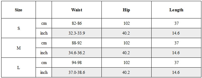 Size Guide for Avant-Garde Layered Six-Pocket Water-Repellent Outdoor Apron Pants