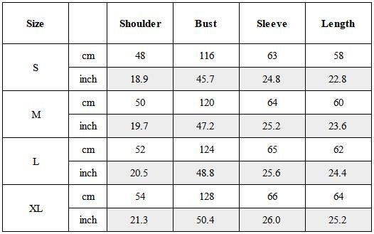 Size Guide for Asymmetric Dirty Dye Deconstructed Wasteland Hoodie