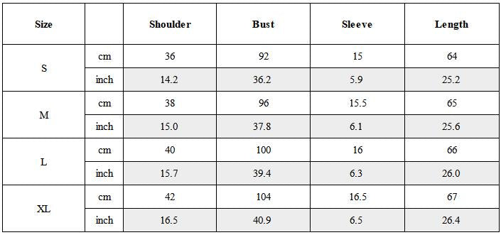 Size Guide for Wasteland Wear 3D Patchwork Distressed Cotton T-Shirt