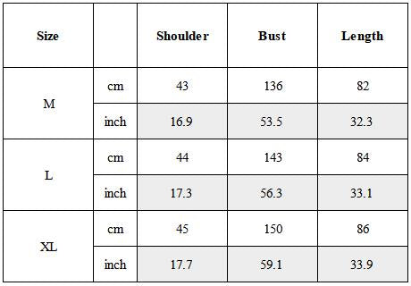 Size Guide for Dystopian Dirty Dye Transformable Sleeve Short Sleeve Tee