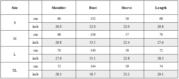 Size Guide for Demon Squad Mesh Long-Sleeve Jersey