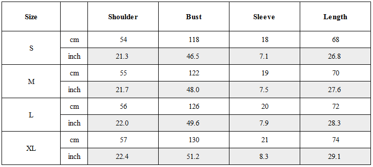 Size Guide for Last Supper Tee