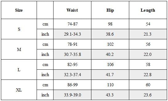 Size Guide for Wasteland Deconstructed Pleated Strap Distressed Washed Shorts