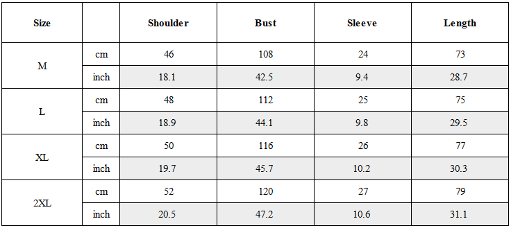 Size Guide for Techwear Functional Geometric Irregular T-Shirt