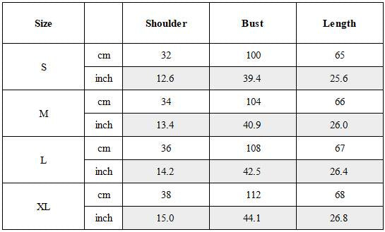 Size Guide for Wasteland Style Washed Spiral Cut Sleeveless T-Shirt