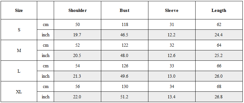 Size Guide for Wasteland Asymmetric Pleated Jacket