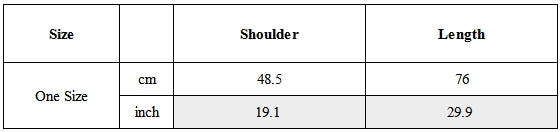 Size Guide for Three-Layer Waterproof Techwear Poncho Jacket