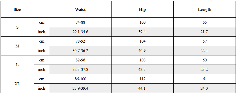Size Guide for Wasteland Deconstructed Pleated Shorts