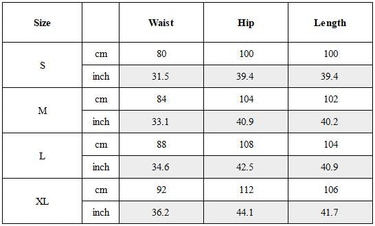 Size Guide for Wasteland Multi-Pocket Slim Cargo Pants