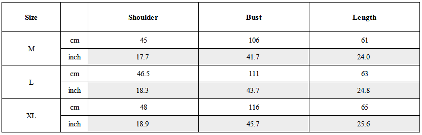 Size Guide for Techwear Multi-Pocket Utility Vest
