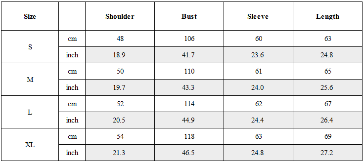 Size Guide for Devil Distressed Long-Sleeve Tee