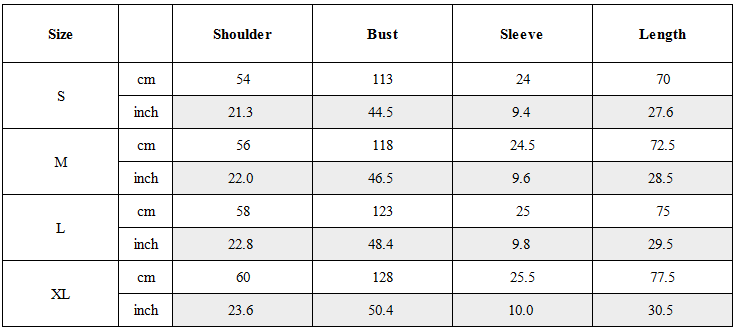 Size Guide for Asymmetrical Pleated Script Graphic T-Shirt