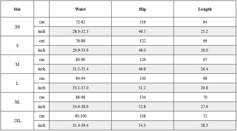 Size Guide for Cyberpunk Outfits Star Alliance Sports Shorts
