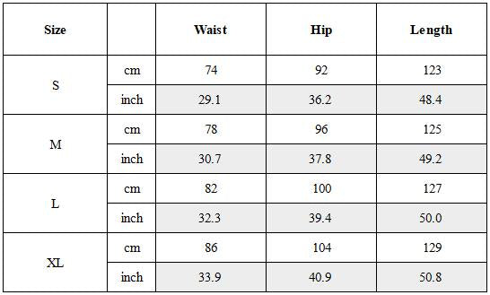 Size Guide for Wasteland Deconstructed Raw-Edge Wide-Leg Pants