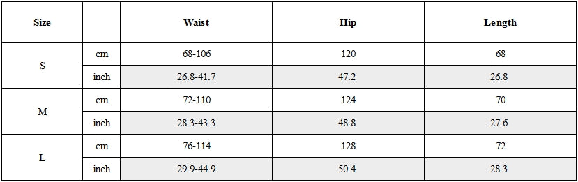 Size Guide for Dirty Fit Layered Frayed Knee Shorts