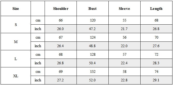 Size Guide for Water-Repellent Hiking Techwear Long-Sleeve Tee