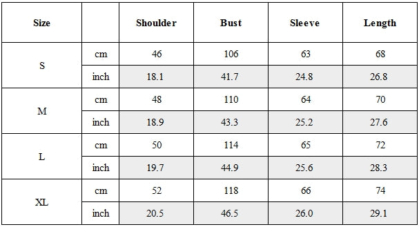 Size Guide for Post-Apocalyptic Face-Covering Deconstructed Long-Sleeve T-Shirt
