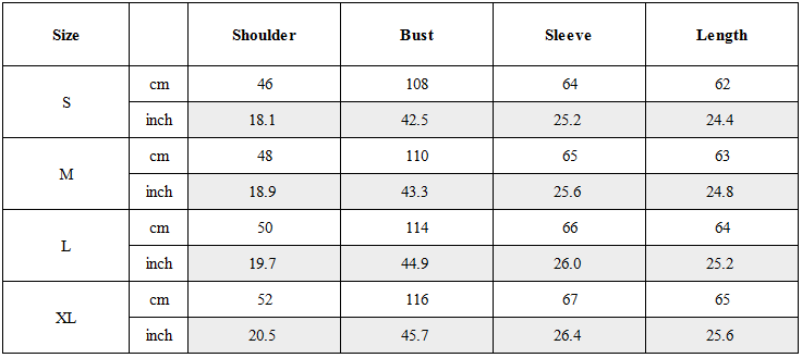 Size Guide for Rust-Dyed Exposed-Armor Moto Jacket
