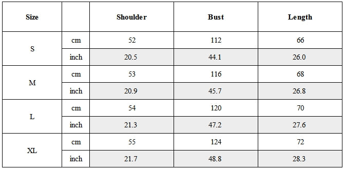 Size Guide for Asymmetric-Zip Techwear Tactical Vest