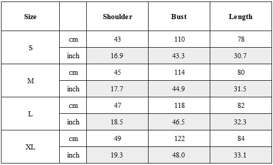 Size Guide for Wasteland Deconstructed Splicing Sleeveless T-Shirt