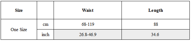 Size Guide for Techwear Pleated Hakama Pants