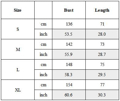 Size Guide for Fully-Taped Quick-Release Hard-Shell Techwear Jacket