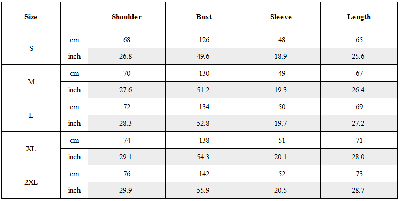Size Guide for Pleated Panel Logo Embroidery Sweatshirt