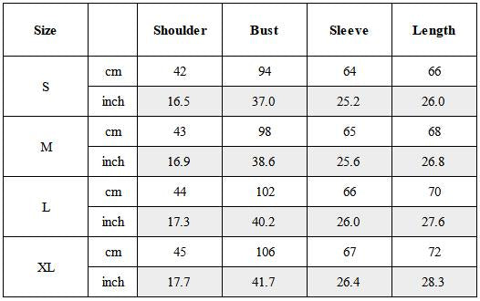 Size Guide for Post‑Apocalyptic Washed Long Sleeve Tee