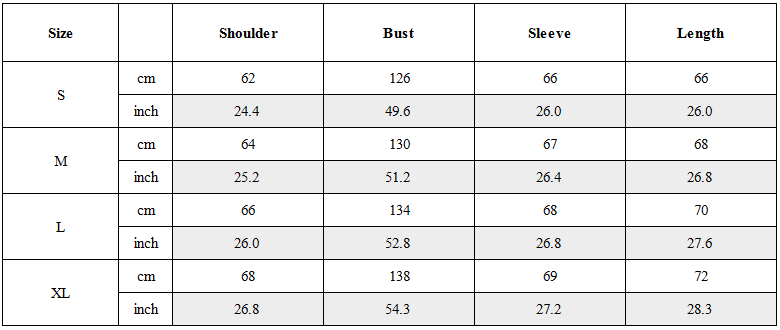 Size Guide for Distressed Bondage MA-1 Jacket Red