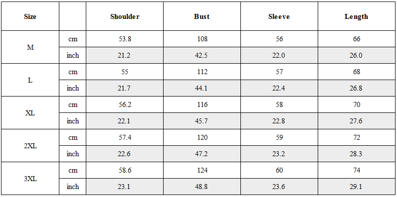 Size Guide for Embrace The Cold Wind Techwear Tactical Mask Hoodie