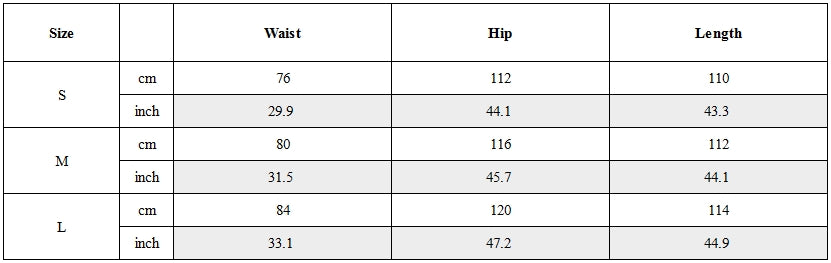 Size Guide for Mutation Deconstructed Armor Wax-Coated Pants