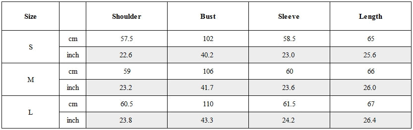 Size Guide for Cross-Panel Contrast Frayed Embroidered Long-Sleeve Tee